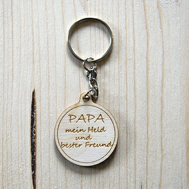 Schlüsselanhänger (Papa mein Held…)